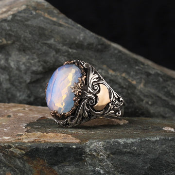 Big Moonstone Ring