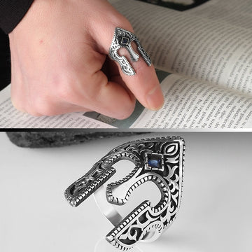 Gladiator Helmet Ring