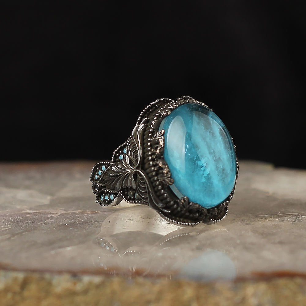 Deep Color Paraiba Tourmaline Ring