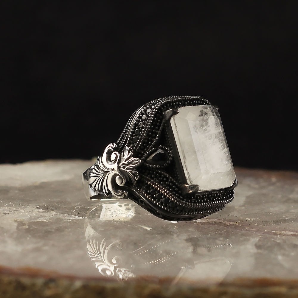 White Tourmaline Ring