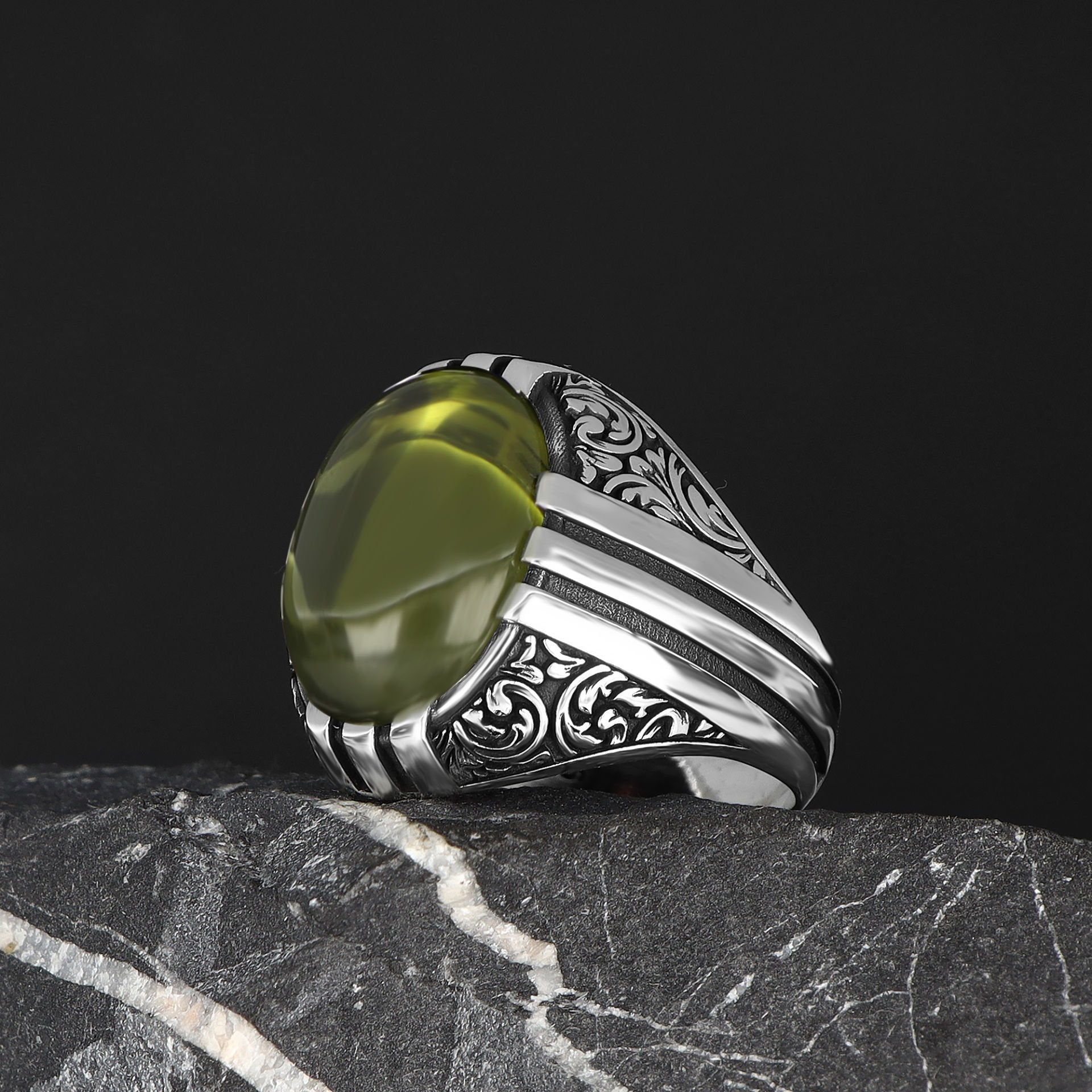 Peridot Stone Ring