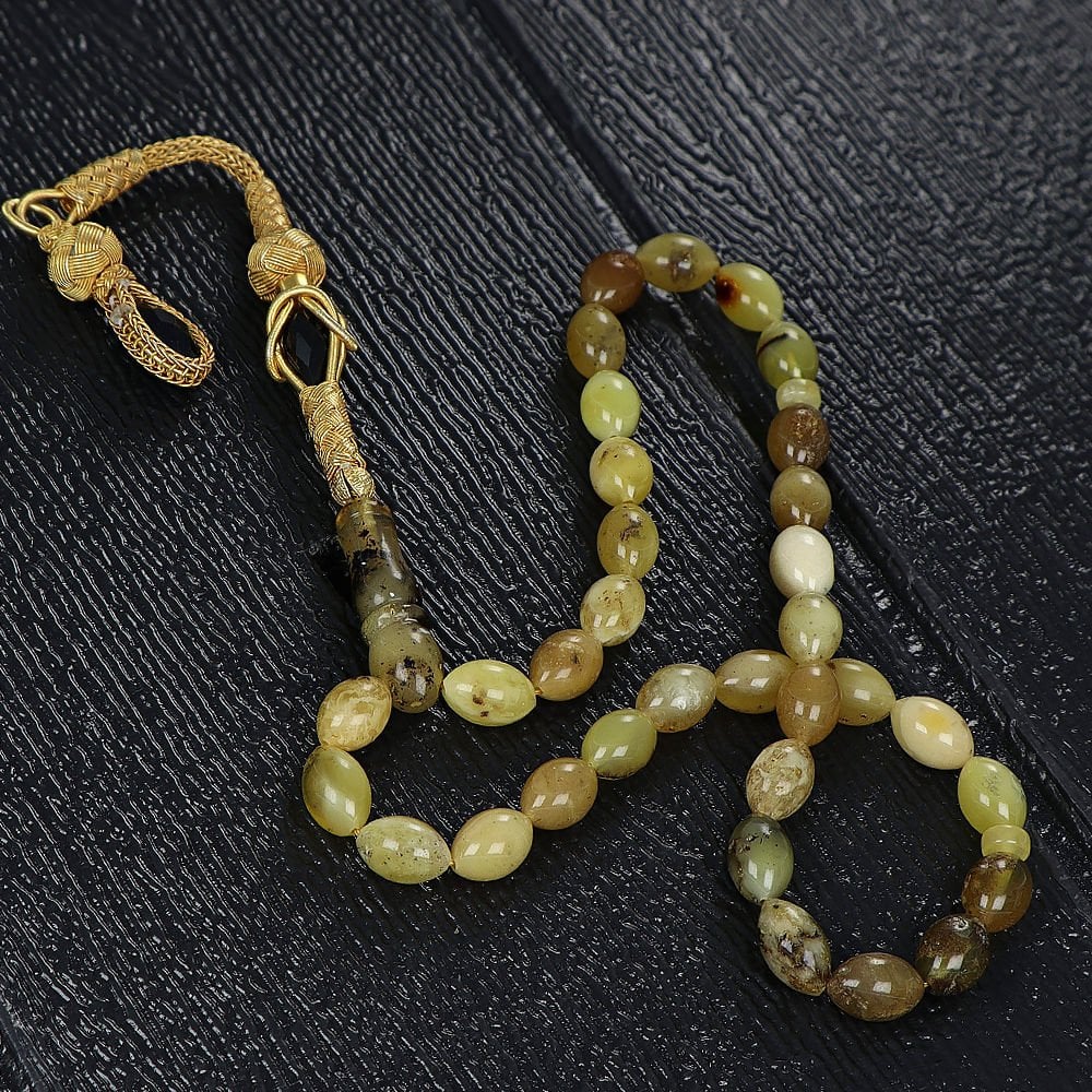 Fossil Amber Tasbih