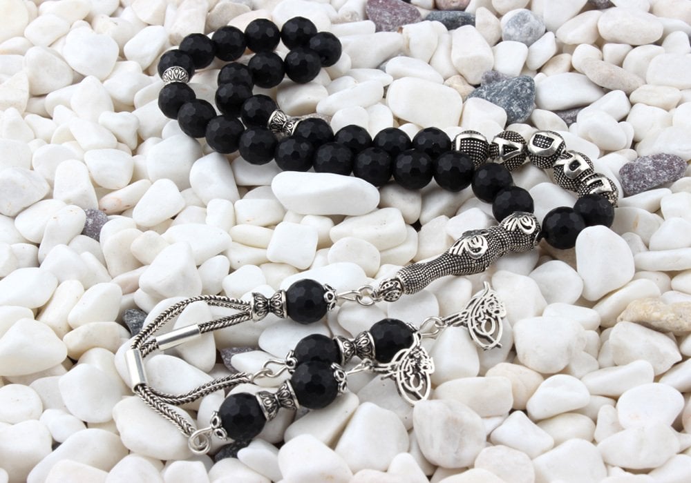 Personalized Onyx Tasbih