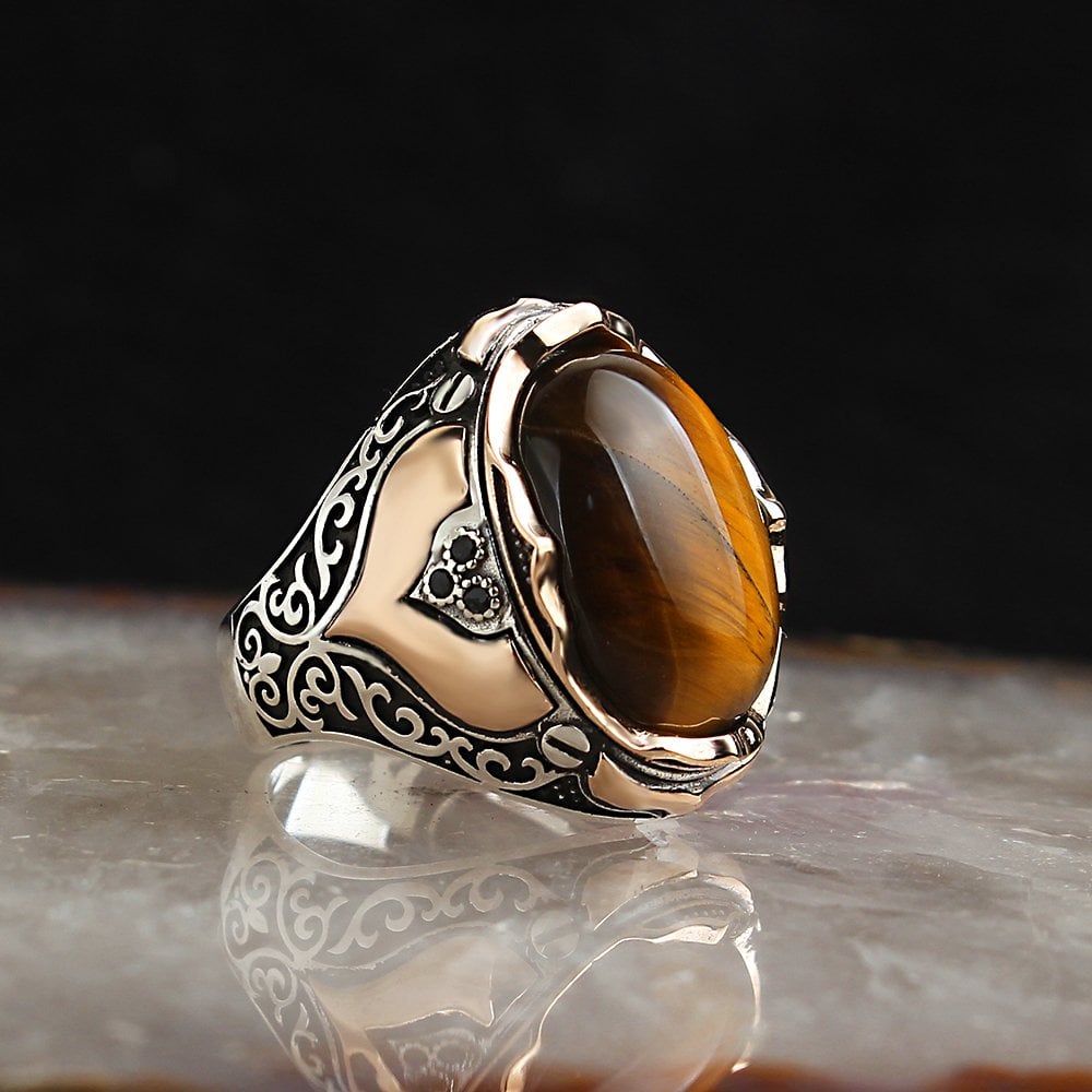 Fantastic Brown Stone Ring