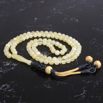 Natural Amber Tasbih with 99 Beads