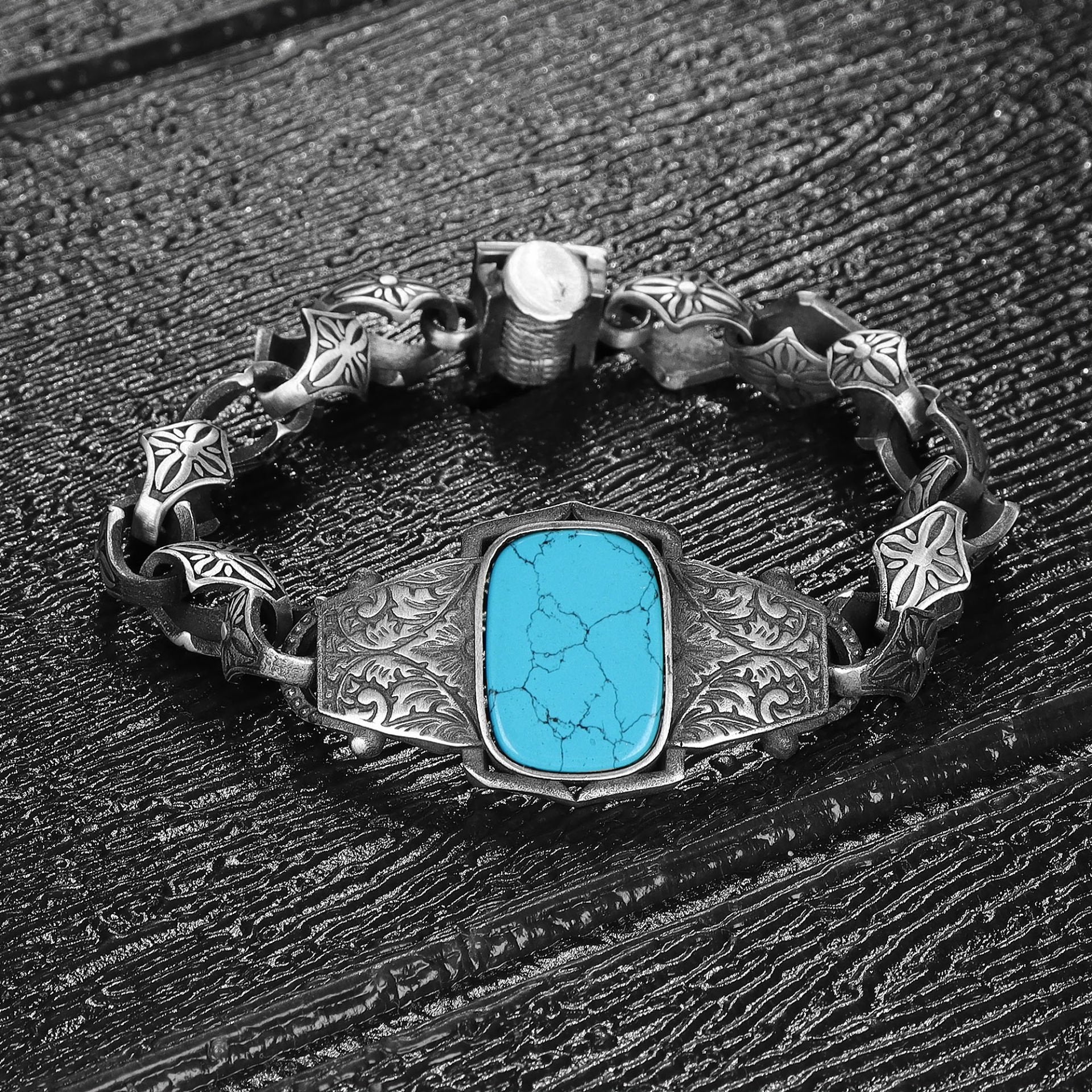 Heavy Turquoise Bracelet