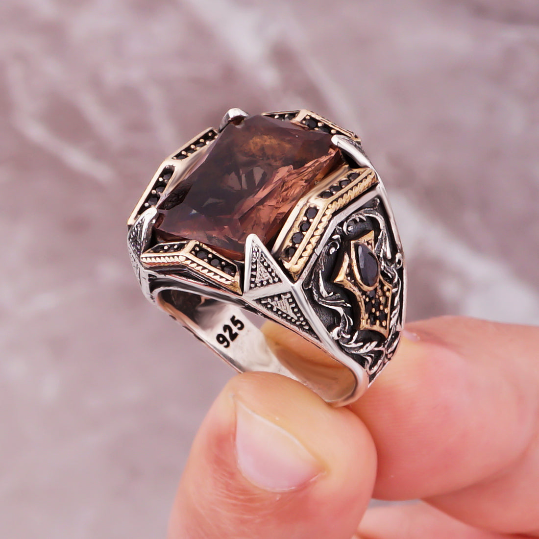 Heavy Zultanite Ring