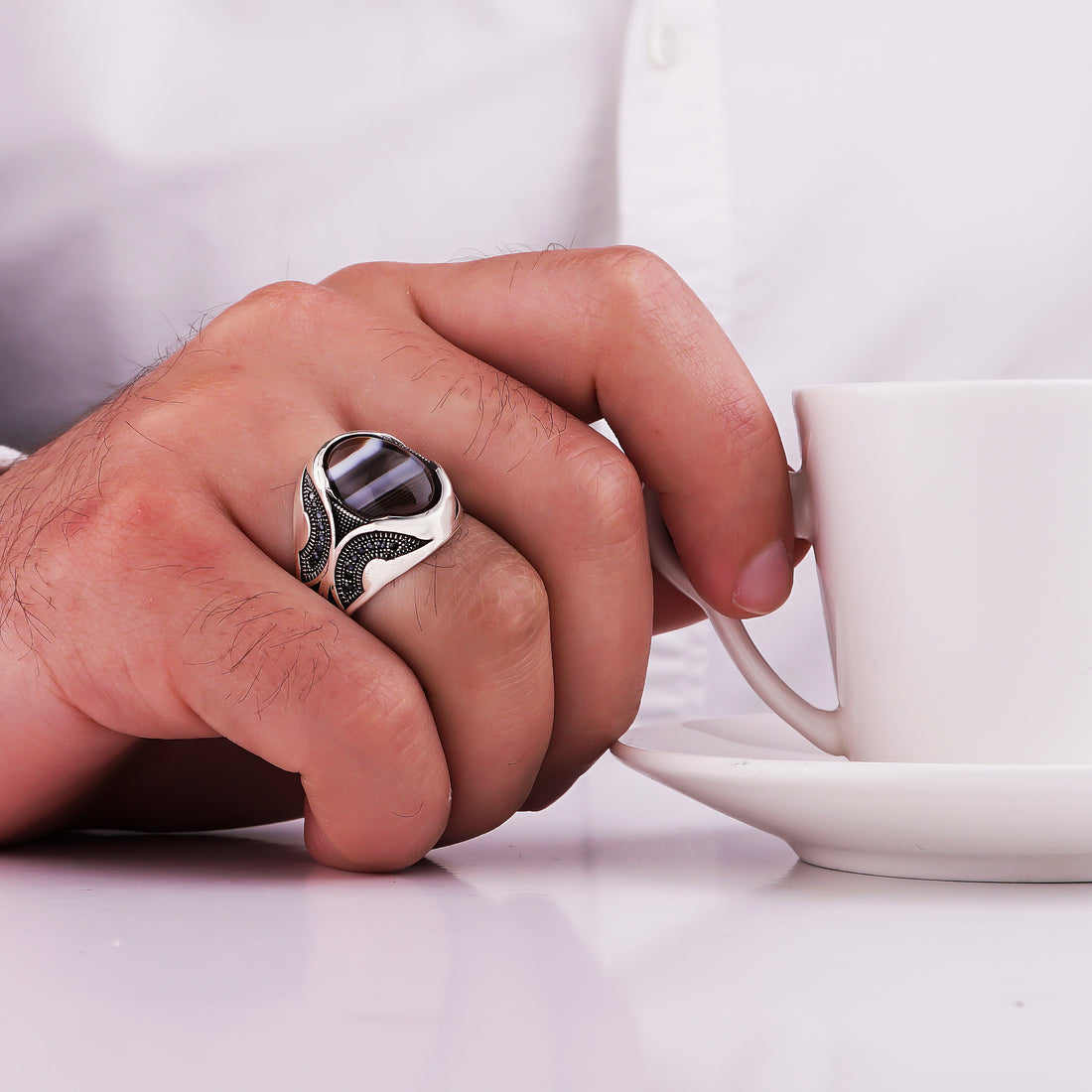 Botswana Agate Ring