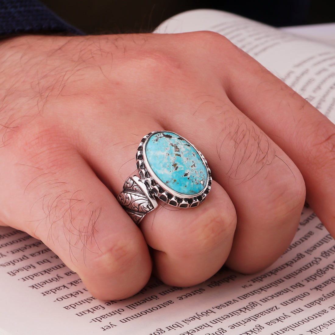 Turquoise Elegant Hand Made Ring