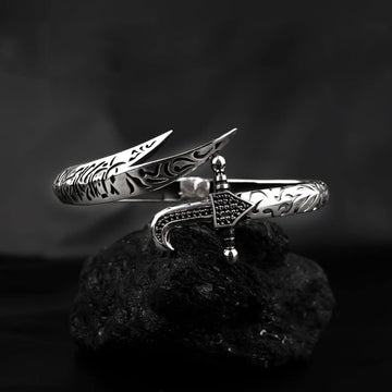 Sword Bangle Sterling Silver