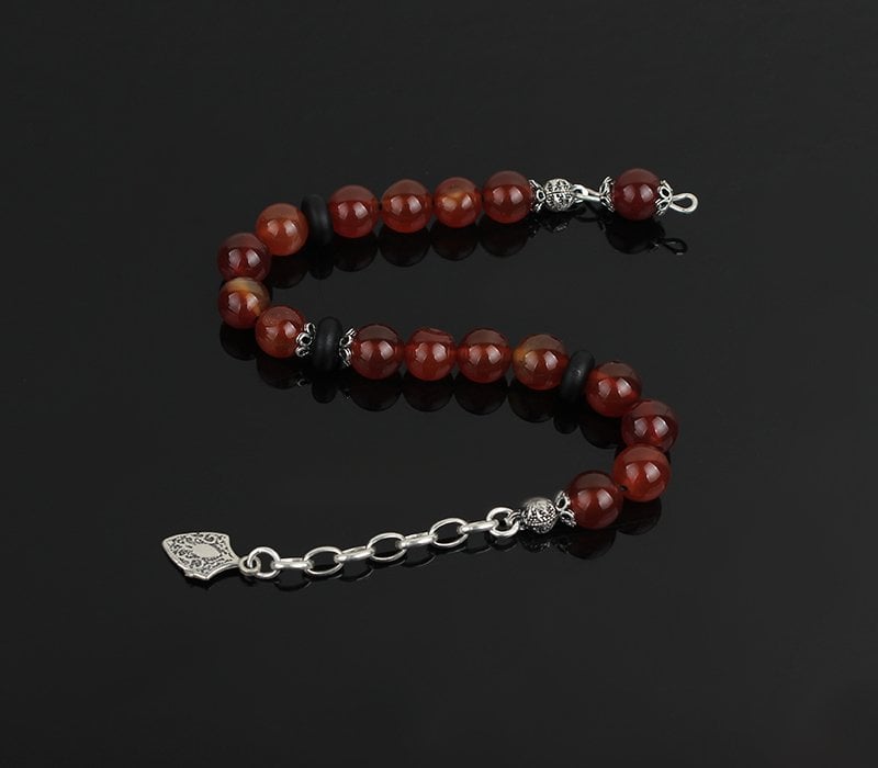 Red Aqeeq Bracelet