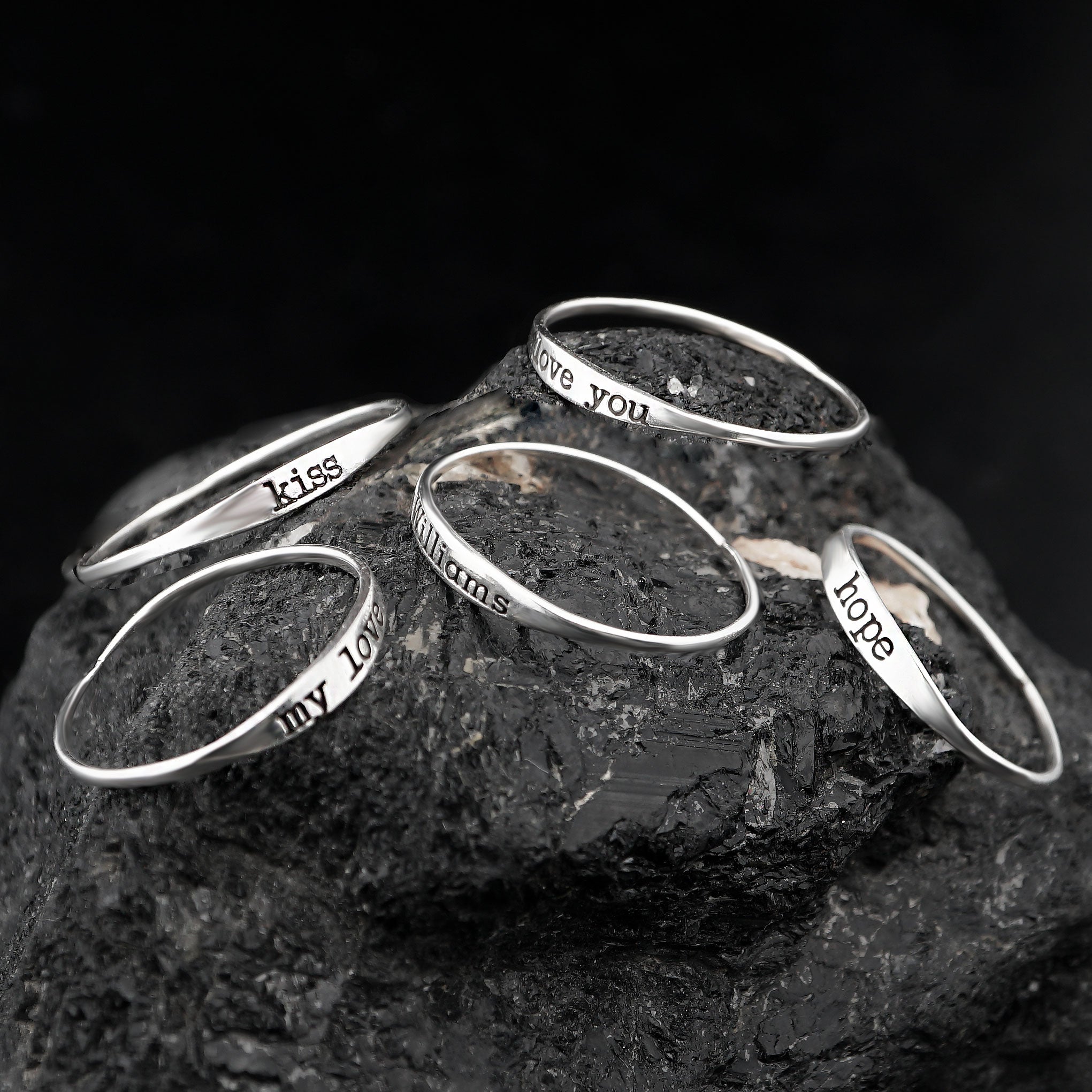 Sterling silver Circle of Love Ring