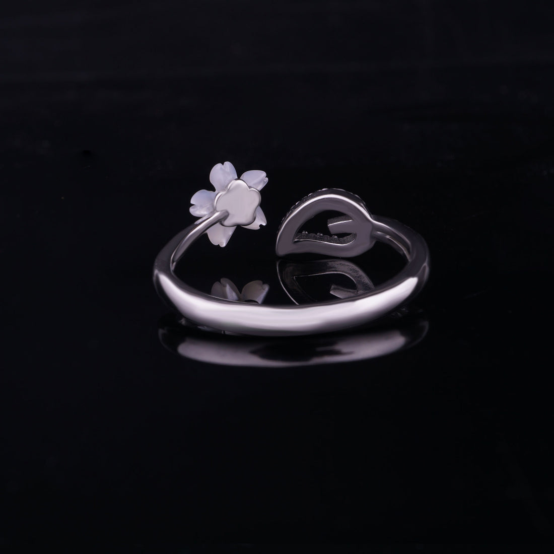 Flower of Kindness Cubic Zirconia Ring