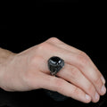 Phoenix Nest Onyx Sterling Silver Ring