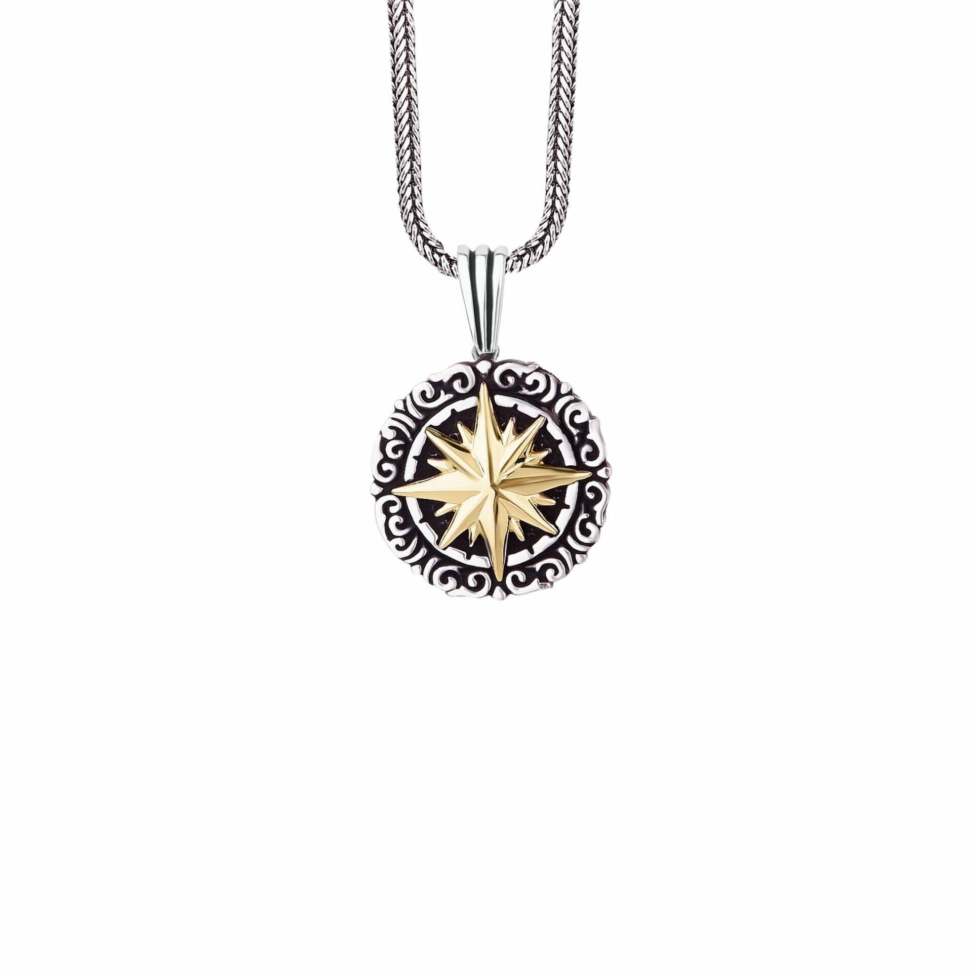 Gold Plated Polaris Necklace Sterling Silver