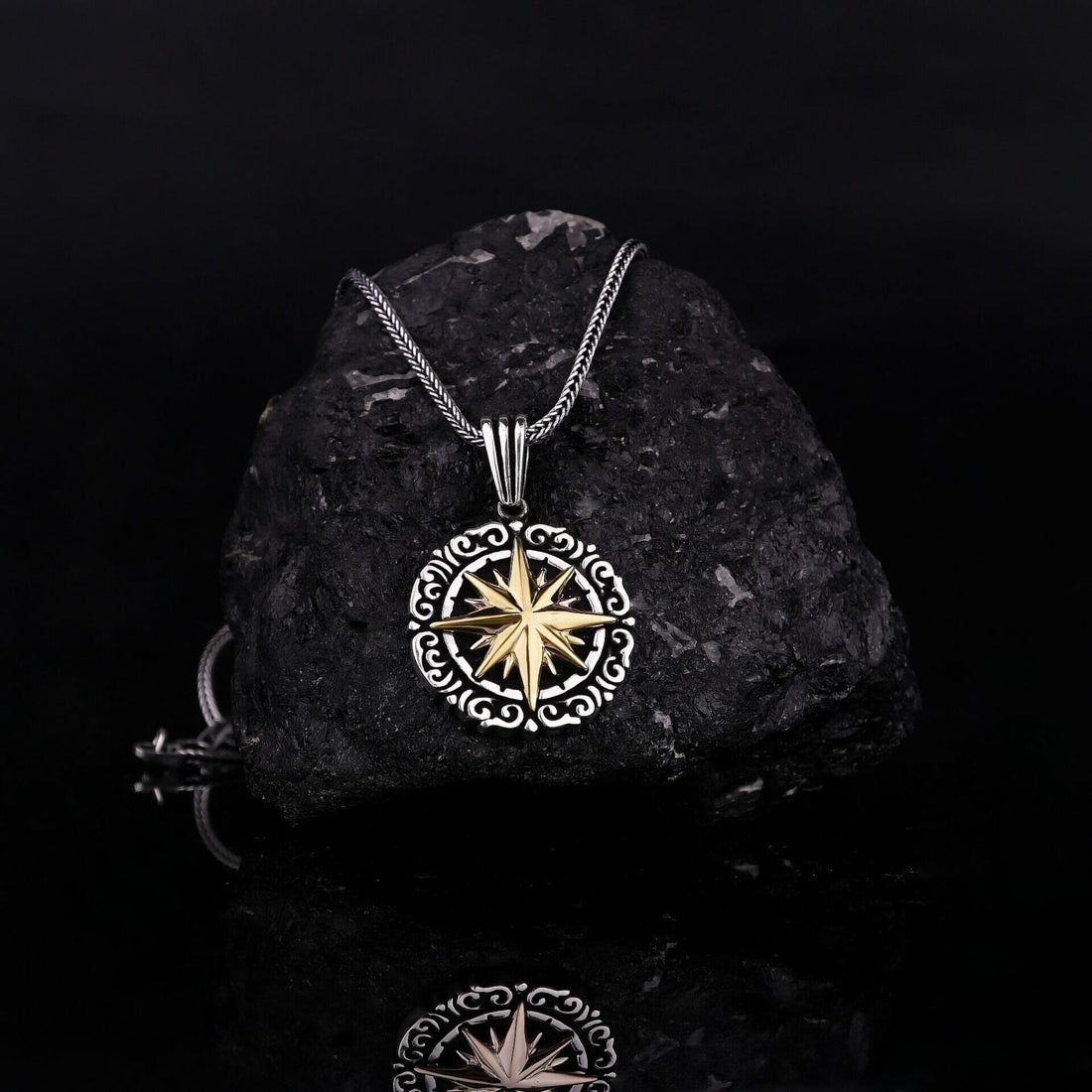 Gold Plated Polaris Necklace Sterling Silver