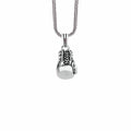 Boxing Glove Necklace Sterling Silver