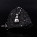 Boxing Glove Necklace Sterling Silver