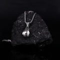 Boxing Glove Necklace Sterling Silver