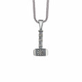 Thors Hammer Necklace Sterling Silver