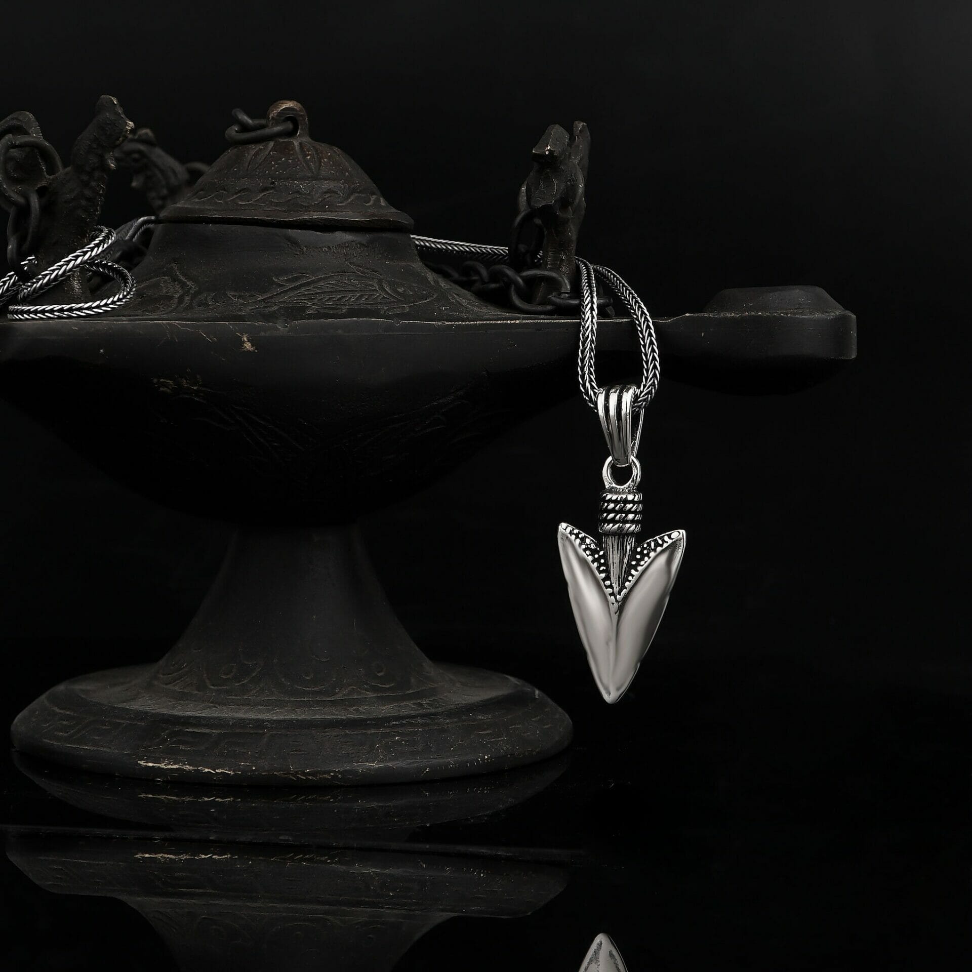 Arrow Head Necklace Sterling Silver