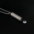 Mens Urn Necklace Sterling Silver