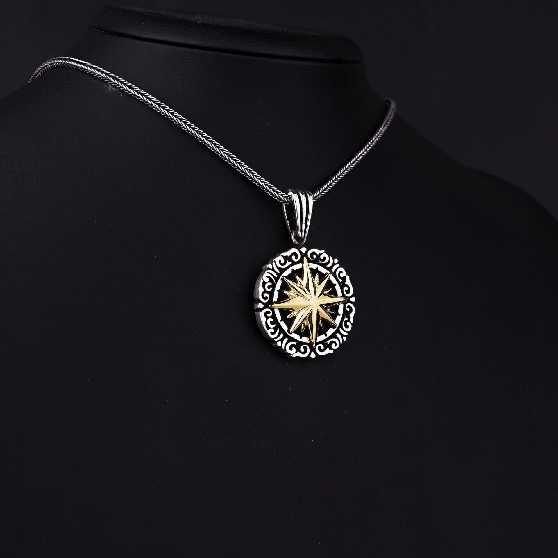 Gold Plated Polaris Necklace Sterling Silver