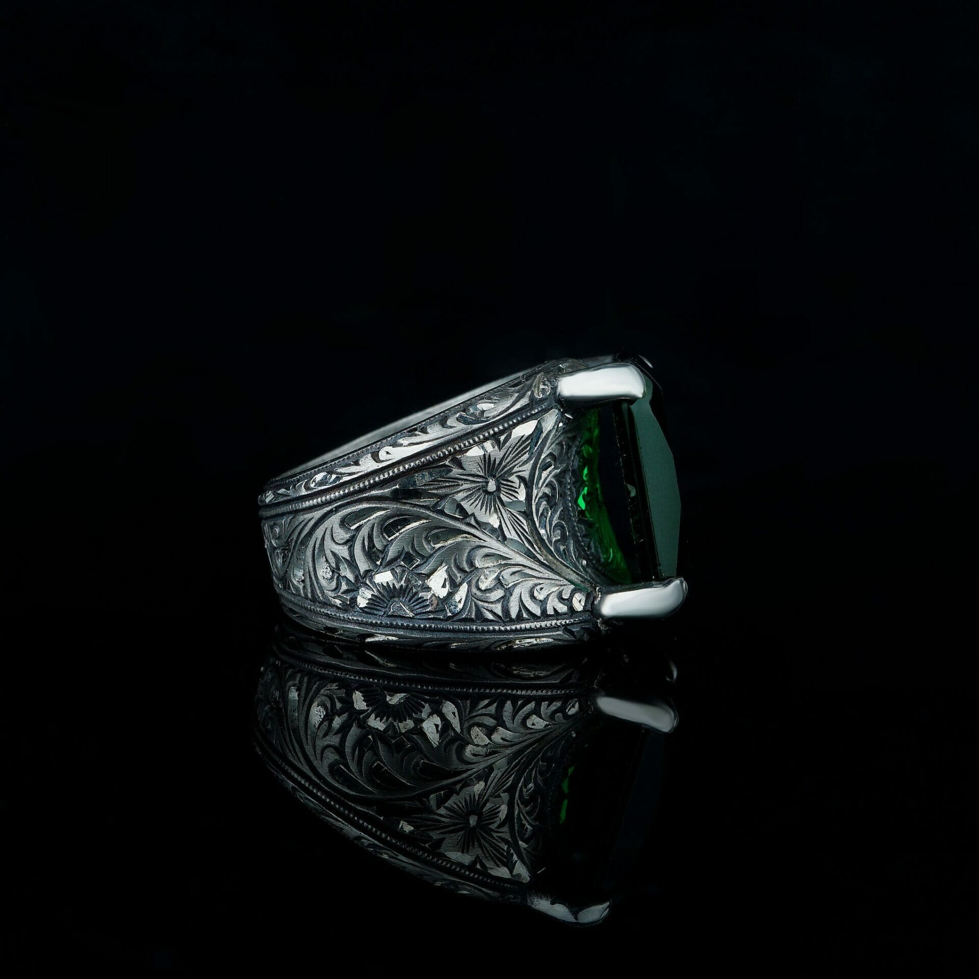 Emerald Cut Emerald Ring