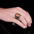 Wood Jasper Ring for Men