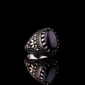 Mens Black Onyx Ring