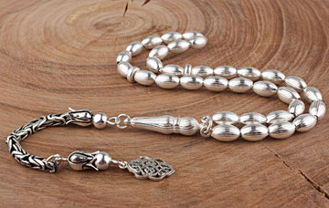 Delicate 925 Sterling Silver Tasbih