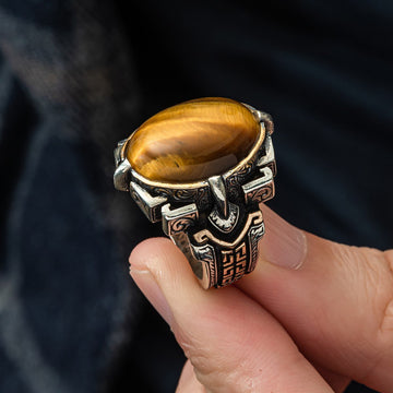 Special Design Tigers Eye Ring