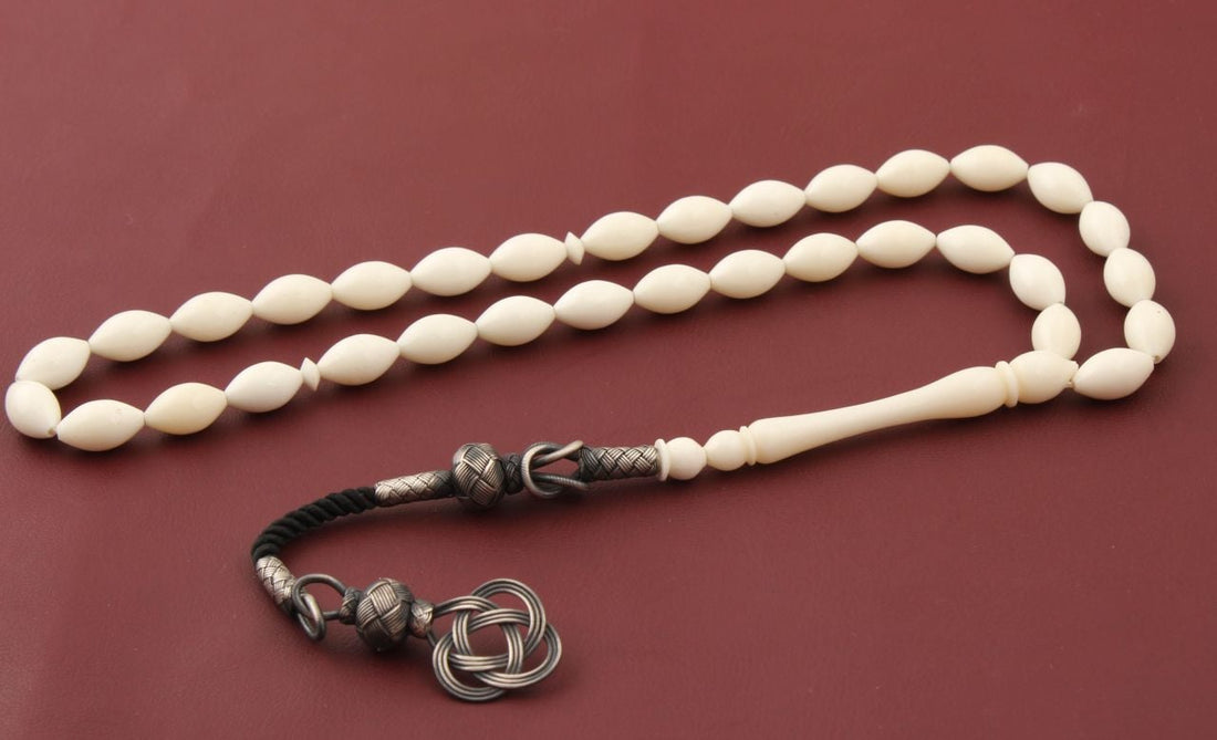 Camel Bone 1000 Pure Silver Tasbih