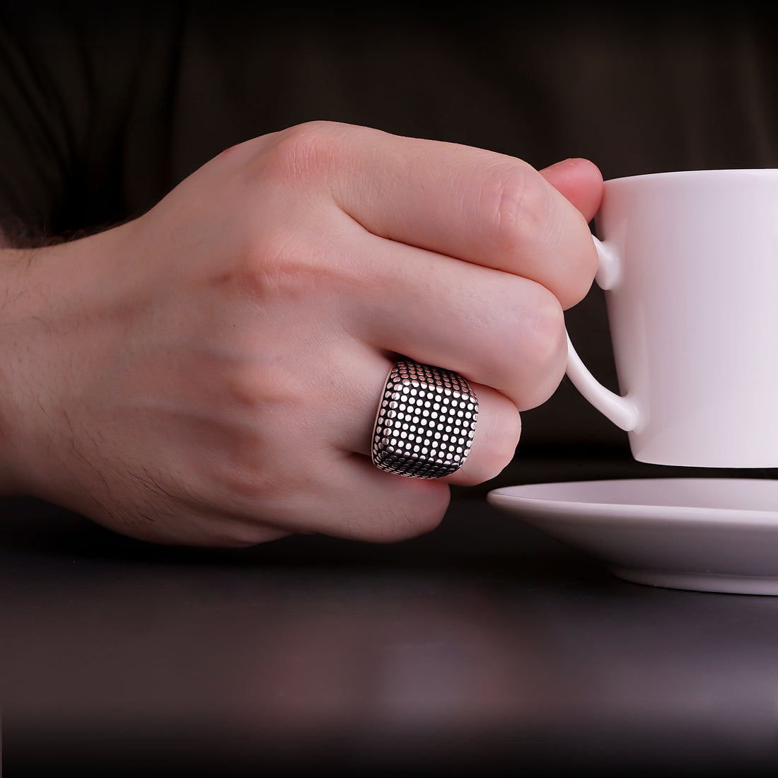 Dotted Modern Ring