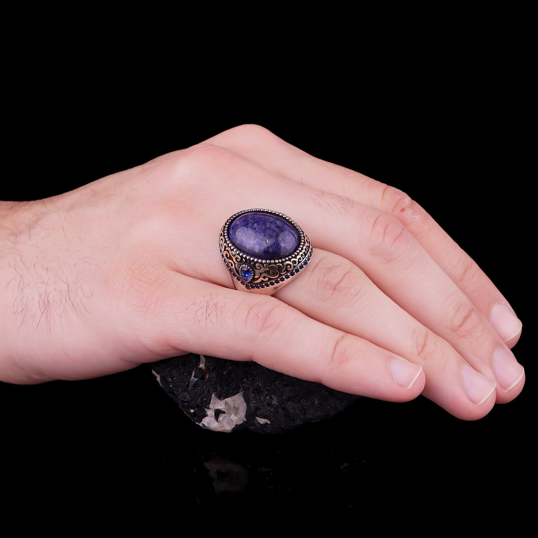 Real Lapis Lazuli Ring